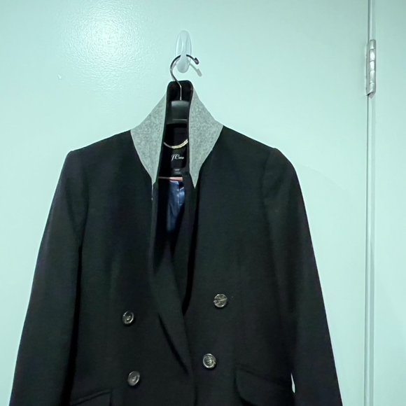 PETITE DOUBLE-BREASTED TOPCOAT IN WOOL CASHMERE - Picture 7 of 7